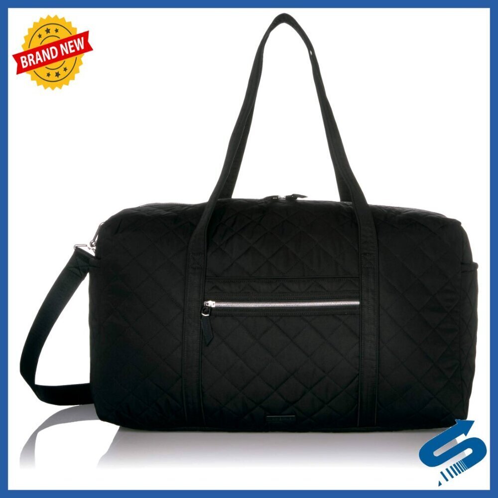 Large Travel Duffle Bag, Water-Repellent Polyester, Spacious Carry-On